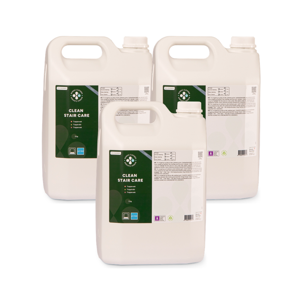 Clean Stair Care - Trappevask 3x5 kg